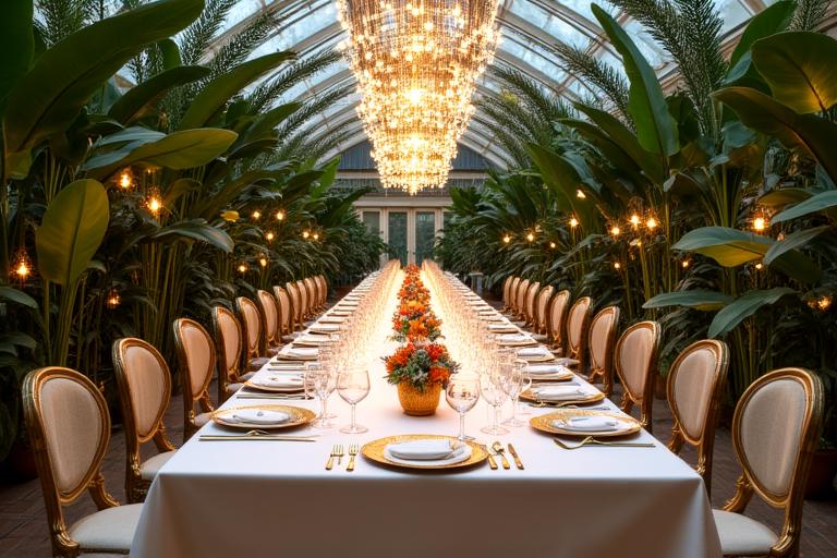 Tavolata imperiale per evento privato